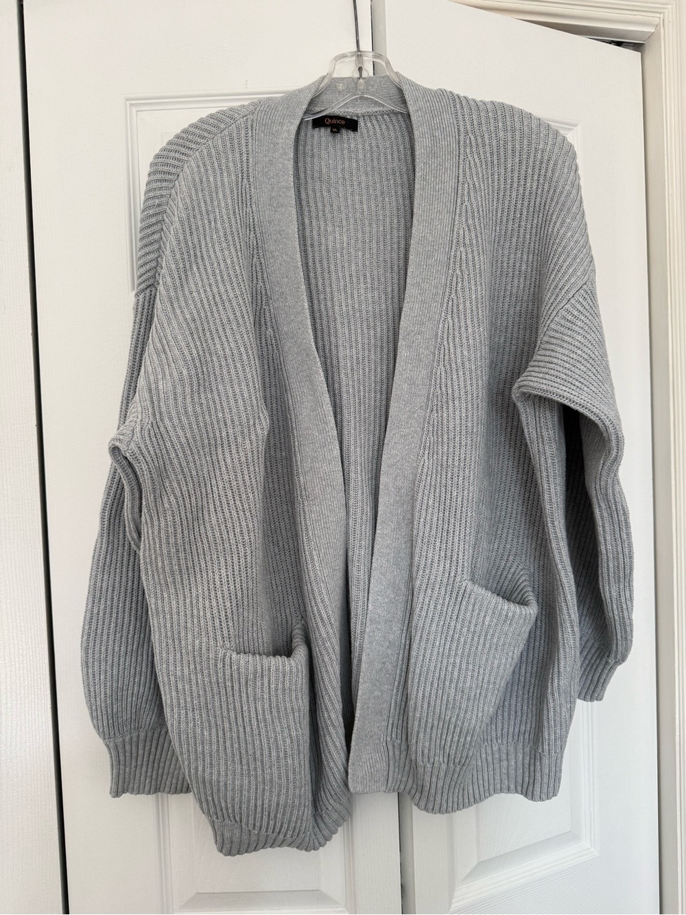 Quince 100% Organic Open Front Cardigan